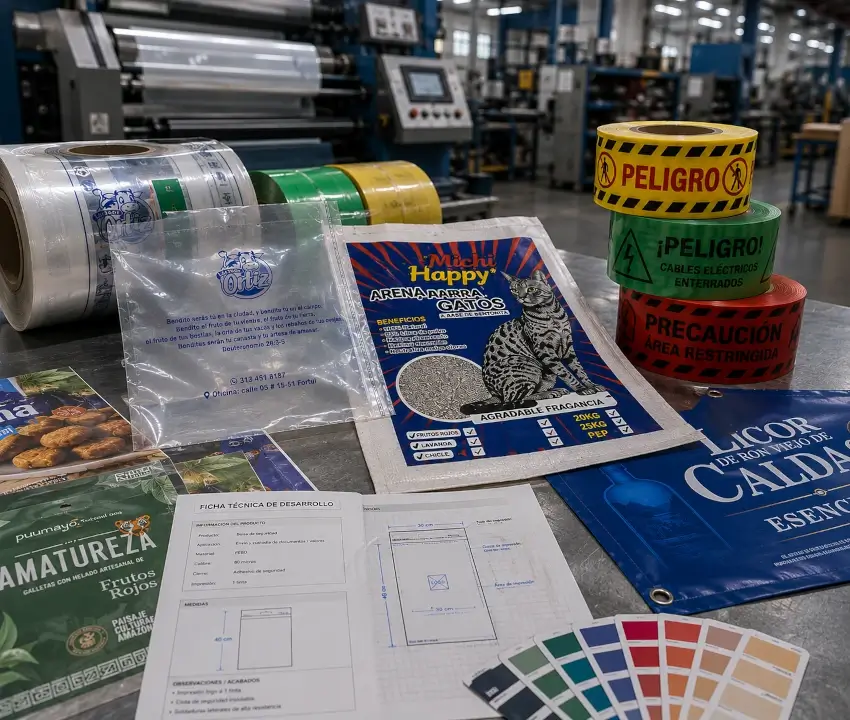 Desarrollo y personalización de soluciones plásticas industriales