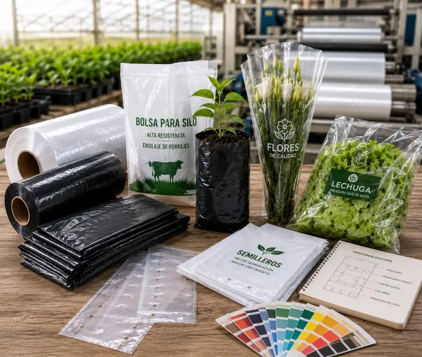 Fabricación personalizada de bolsas para productos agrícolas