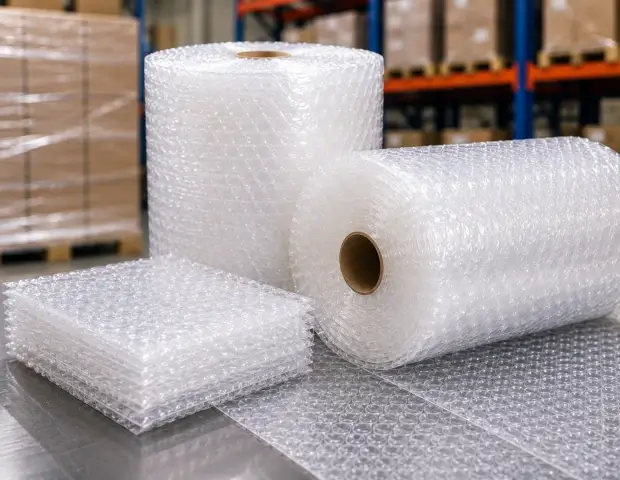 Rollos de plástico burbujas para protección de productos