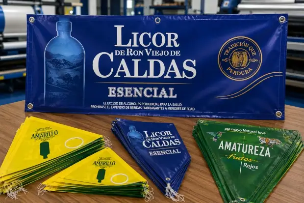Cenefas publicitarias impresas para puntos de venta