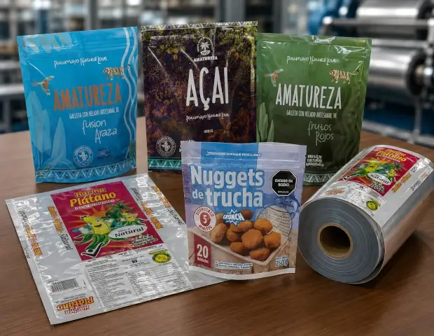 Empaques laminados impresos para alimentos y productos industriales