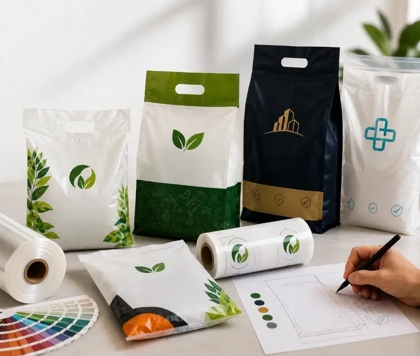 Empaques y bolsas plásticas personalizadas
