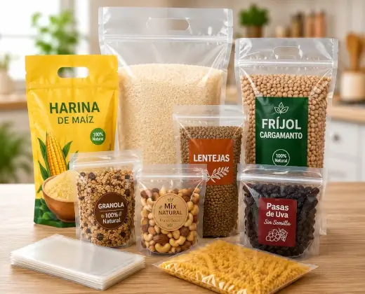 Bolsas plásticas para alimentos