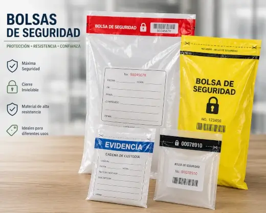 Bolsas plásticas de seguridad