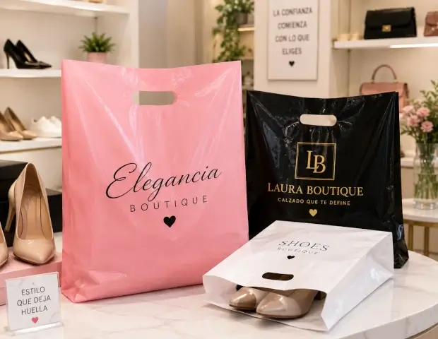 Bolsas boutique personalizadas para tiendas de calzado