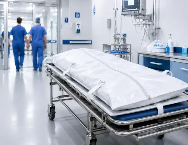Bolsas para cadáver utilizadas en hospitales y clínicas