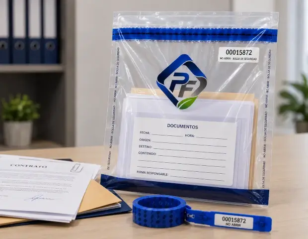 Bolsas de seguridad para documentos confidenciales y correspondencia interna