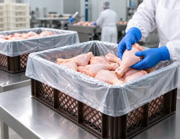 Bolsas tina para procesos de empaque en empresas avícolas