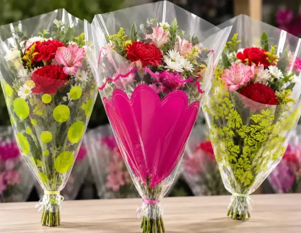 Capuchones para bouquets